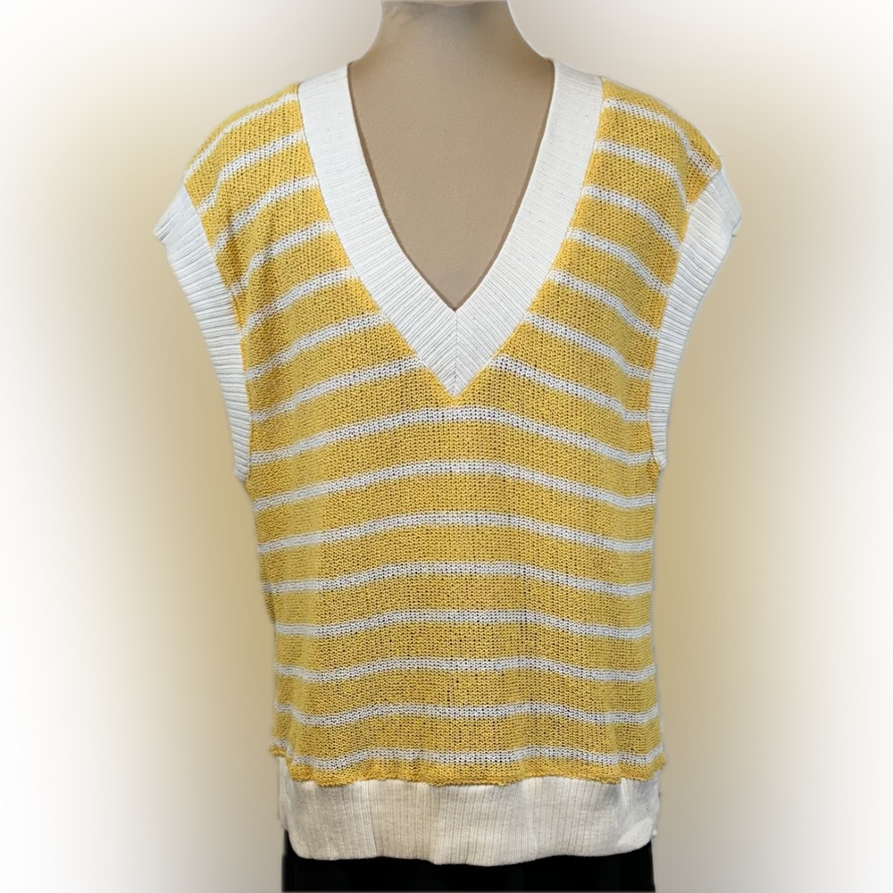 ZARA Striped Knit Vest